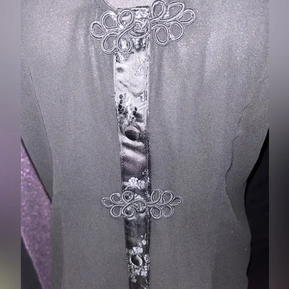 *RARE* Jawbreaker Black Sheer Women's Blouse - Picture 3 of 6